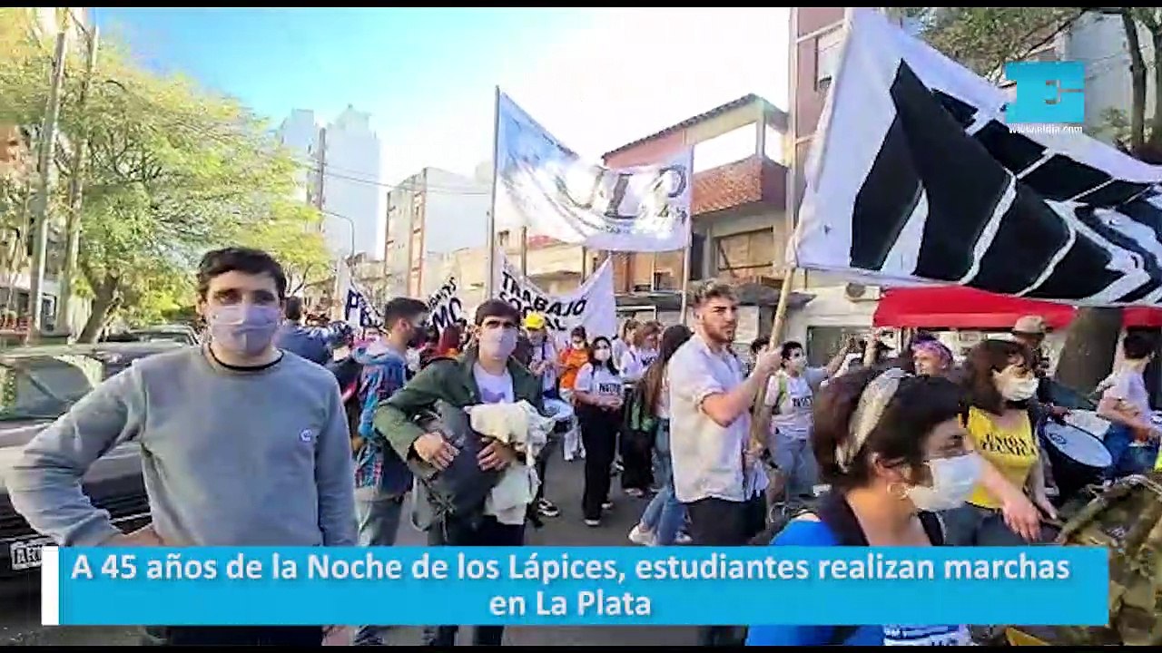 A 45 años de la Noche de los Lápices, estudiantes realizan marchas en La Plata