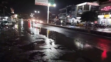 दिनभर तरसाया, शाम को बरसे बादल