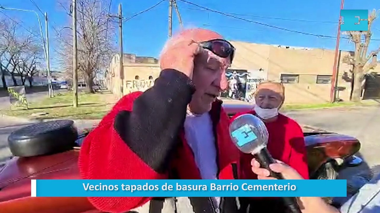 Vecinos tapados de basura Barrio Cementerio