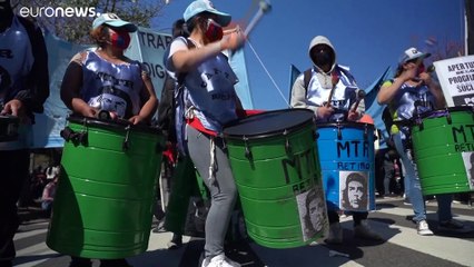 Los movimientos sociales vuelven a tomar la calle en Argentina