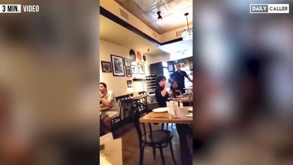 'I'm Not Leaving' Man And Pizza Shop Manager Face Off Over Vaccine Requirements