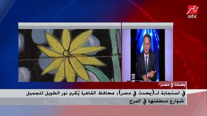 في استجابة لـ يحدث في مصر : "محافظ القاهرة يكرم نور الطويل لتجميل شوارع منطقتها في المرج