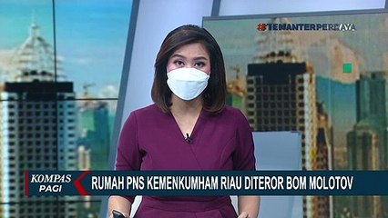 Rumah Dinas Kepala Divisi Pemasyarakatan Kemenkumham Riau Diteror Bom Molotov, Pelaku Terekam CCTV!