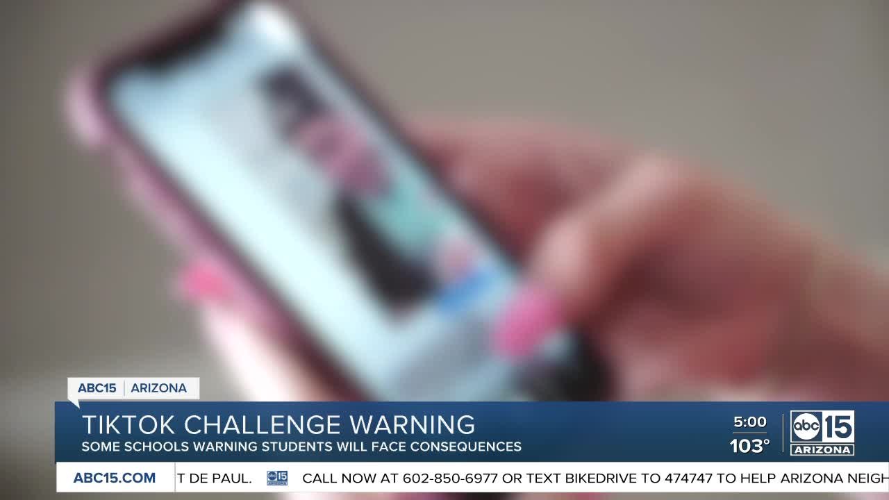 Valley schools warning parents of viral TikTok...