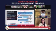 Senate hearing on Philippine government spending during the COVID-19 pandemic