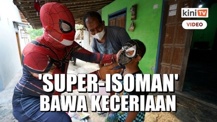 'Super-Isoman' ceriakan kanak-kanak kuarantin di Indonesia