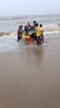Some people enjoying the boat in the sea in Mandvi.#shorts #dailymotionshorts