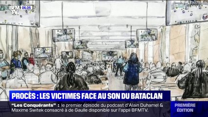 Скачать видео: Procès des attentats du 13-Novembre: les victimes face au son du Bataclan