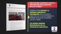 Vacunarán a menores de edad en San Luis Río Colorado sin necesidad de amparo