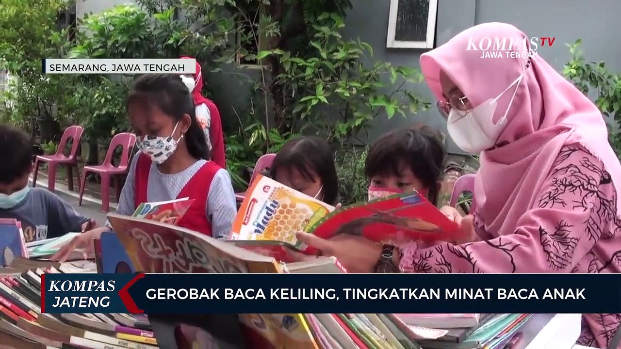 Gerobak Baca Keliling, Tingkatkan Minat Baca Anak