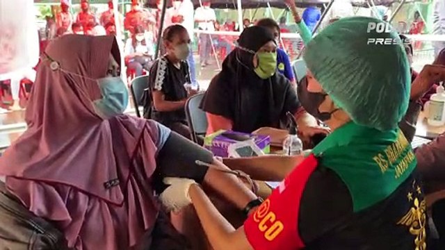 Sukseskan PON ke-20 Polda Papua Kembali Gelar Vaksinasi di Lapangan Tenis Polda Papua