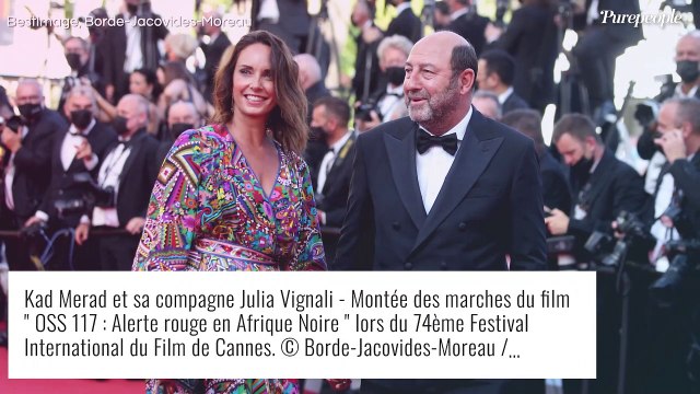 Kad Merad en couple avec Julia Vignali : il évoque à sa façon leur différence d'âge