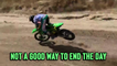 'How to NOT get off a dirt bike '