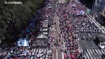 Протесты в Аргентине из-за инфляции и безработицы