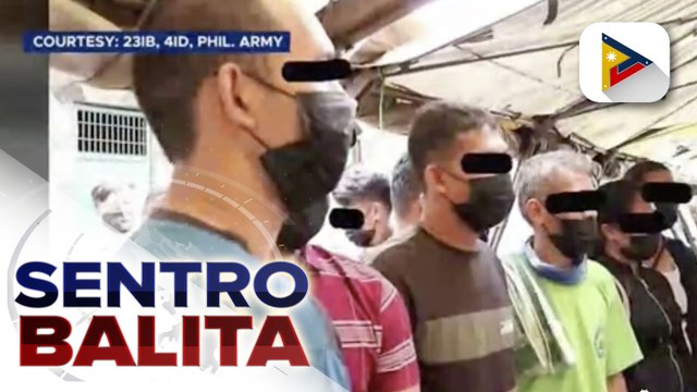 Dalawang matataas na lider ng isang communist terrorist group at ilan nilang kasamahan, sumuko sa Agusan del Norte