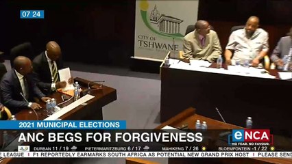ANC in Tshwane begs for forgiveness