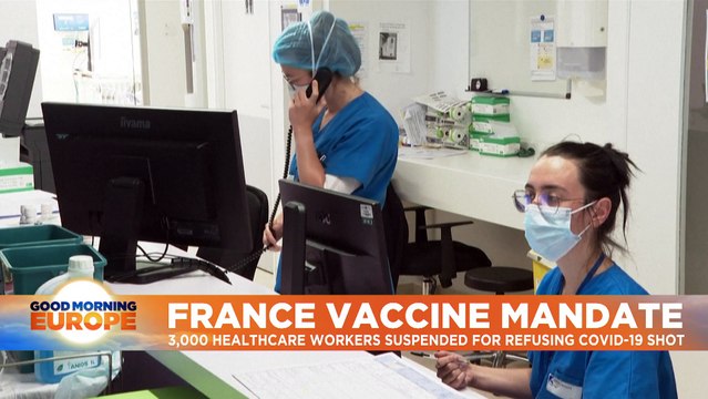 France suspends 3,000 health workers for failing to get a COVID vaccine