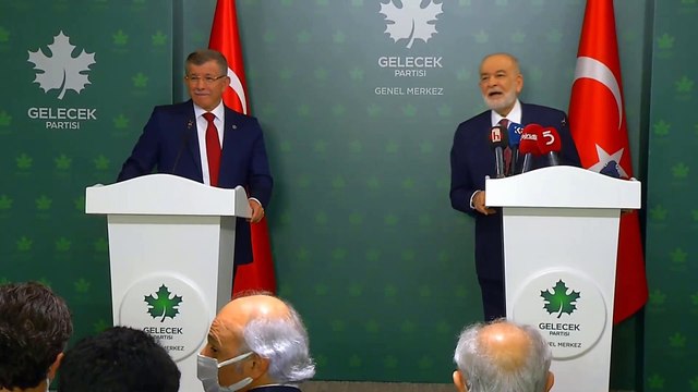 Temel Karamollaoğlu, Gelecek Partisi Genel Başkanı Ahmet Davutoğlu'nu Ziyaret Etti - 16.09.2021