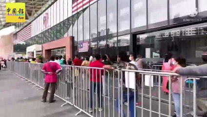 200多名外劳登门接种 SPICE疫苗中心大排长龙