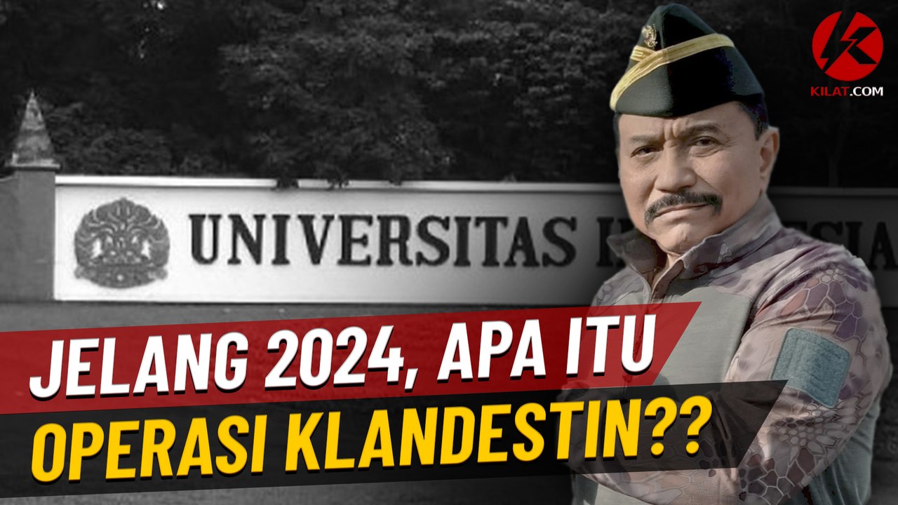 Jelang 2024, Apa itu Operasi Klandestin??