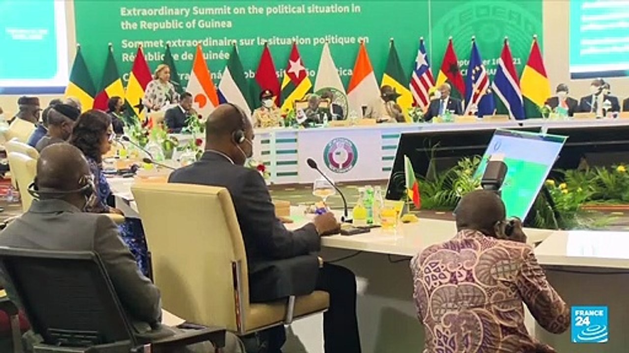 ECOWAS calls for Guinea elections in six months, sanctions coup leaders