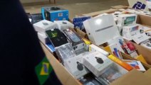 Receita Federal intercepta caminhão dos Correios e apreende mercadorias estimadas em R$ 200.000,00
