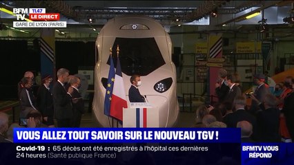 Emmanuel Macron inaugure le nouveau TGV