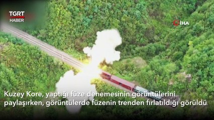 Kuzey Kore'den Cesur Hamle: Trenden Yapılan Füze Denemesi Korku Saçtı!