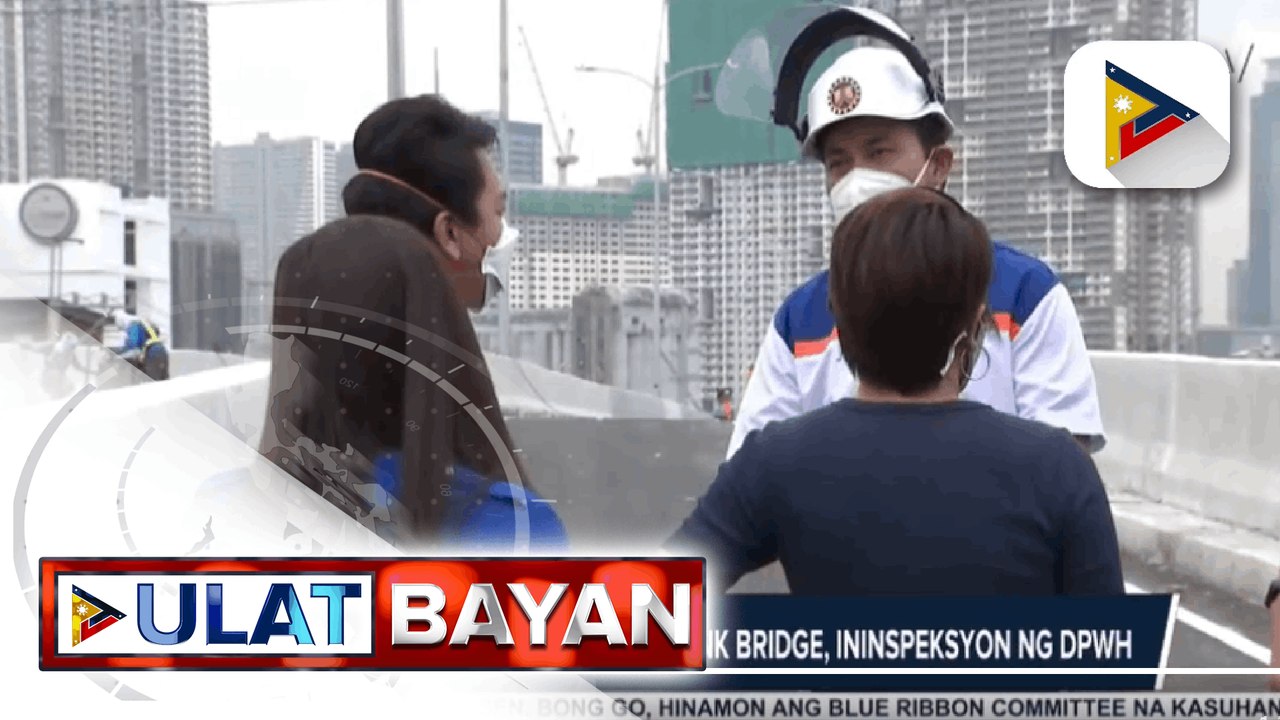 Kabuuan ng BGC-Ortigas Link bridge, matatapos na ngayong buwan ayon sa DPWH; Isyu ng credit grabbing, sinagot ni Sec. Mark Villar