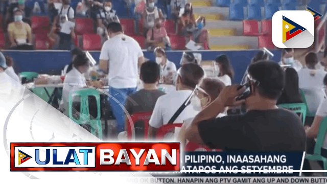 Fully vaccinated na Pilipino, inaasahang aabot sa 20-M bago matapos ang Setyembre; Pagpapatupad ng mandatory COVID-19 vaccination, pinag-aaralan ng pamahalaan