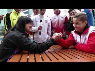 फाइनल की जंग से पहले बॉक्सर्स ने लड़ाया पंजा, Big Bout Indian boxing league 2019