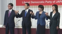 Cuatro candidatos concurren para fijar el nuevo rumbo de la política japonesa