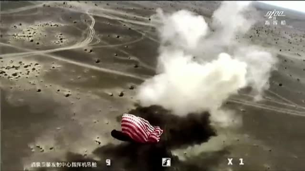 Aterrizan los 3 astronautas chinos que han estado trabajando en la Estación Espacial del país