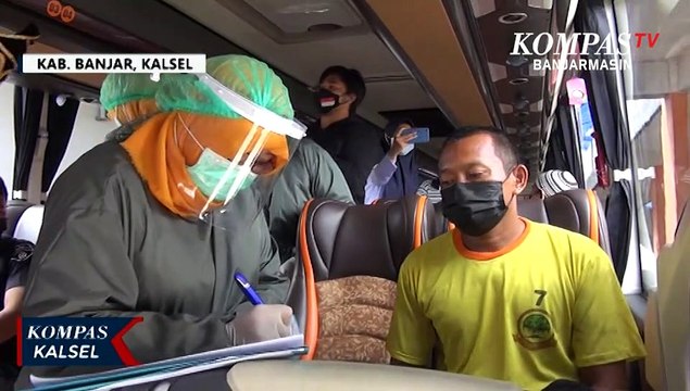 Sopir dan Kru Angkutan Umum Antusias Ikut Vaksinasi Covid-19