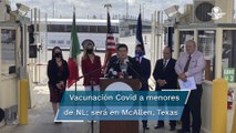 Samuel García anuncia vacunación para menores de Nuevo León en Estados Unidos