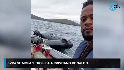 Evra se mofa y trollea a Cristiano Ronaldo