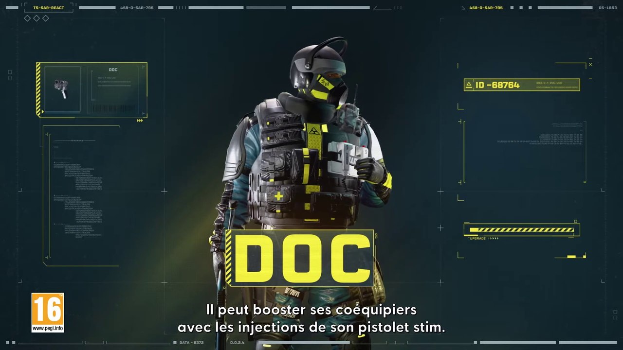 Rainbow Six Extraction - Présentation de l'agent Doc