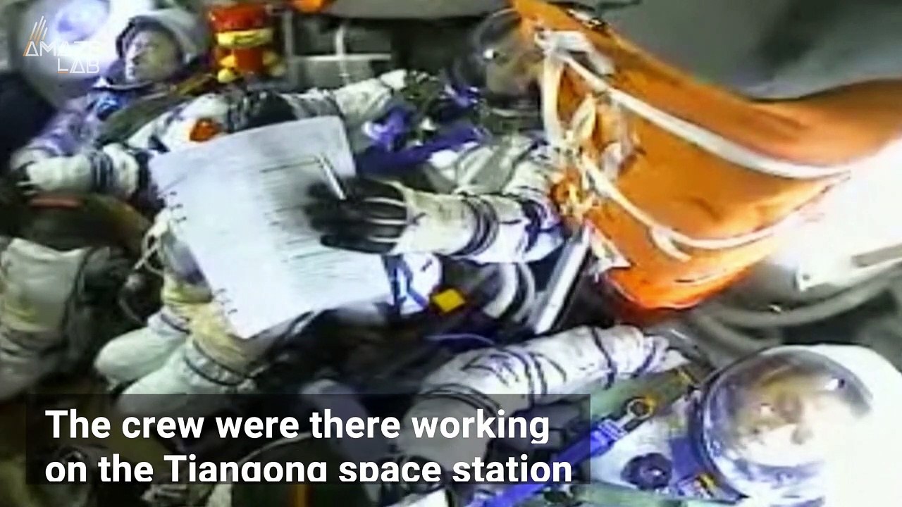 Chinese Astronauts Return to Earth After 3-Mont...