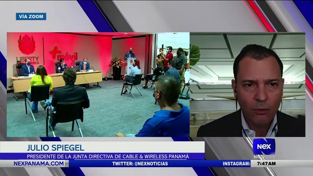 Entrevista a Julio Spiegel, Presidente de la Junta Directiva de Cable & Wireless Panamá - Nex Noticias