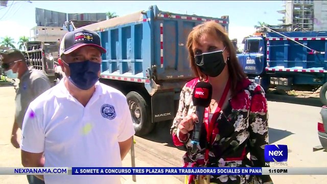 Conductores de volquetes realizan protesta por una inclusión en proyectos públicos - Nex Noticias