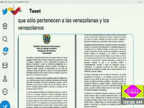 Comunicado | Gobierno Bolivariano rechaza acciones que violan los acuerdos firmados en México