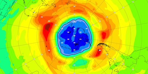 Les scientifiques alertent sur la taille du trou dans la couche d'ozone Antarctique