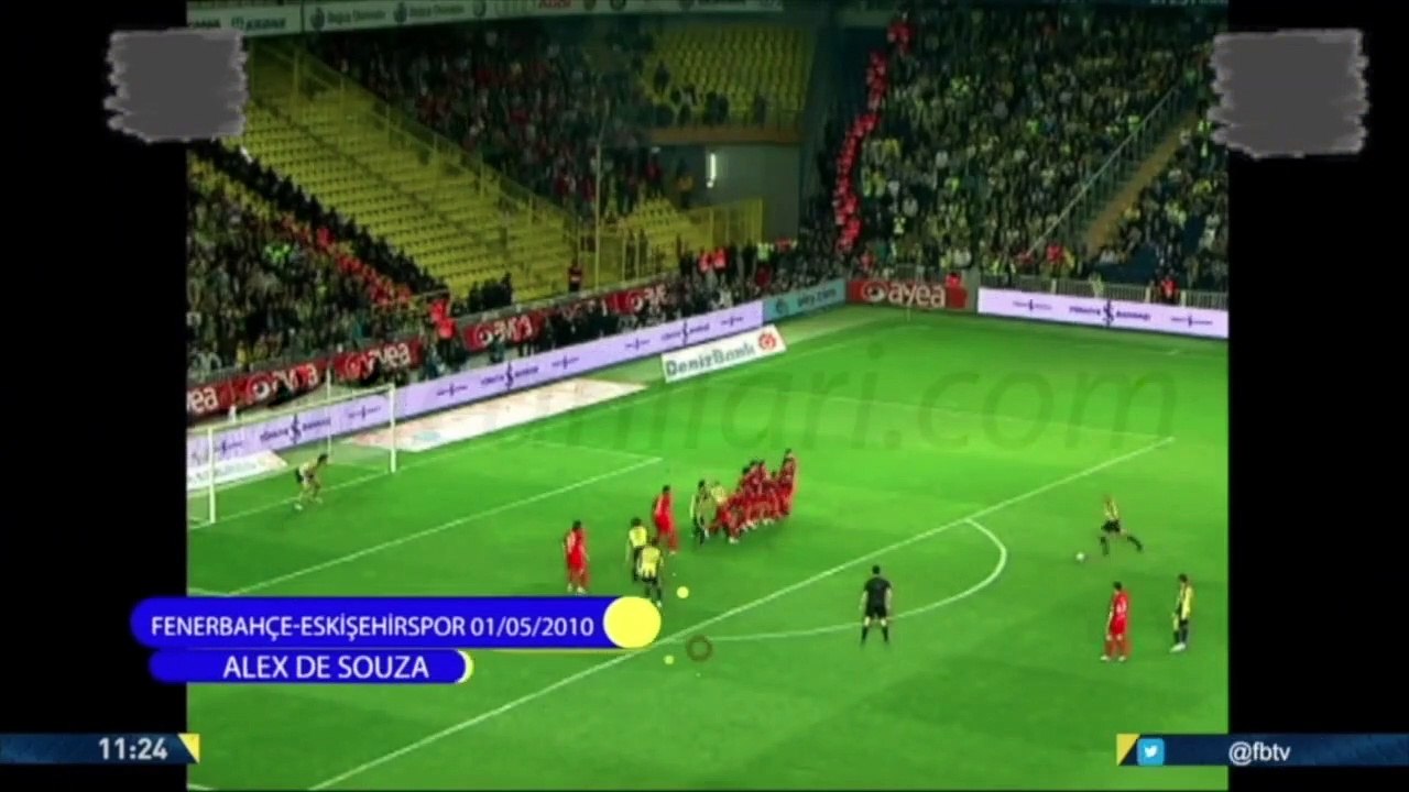 Alex de Souza Fenerbahçe'deki Tüm Golleri... 343 Maç 171 Gol (2004-2013)  All the Goals Bölüm 2/2 - Dailymotion Video