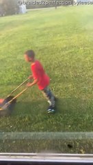 Hoverboard Hack Makes Lawn Mowing Easier