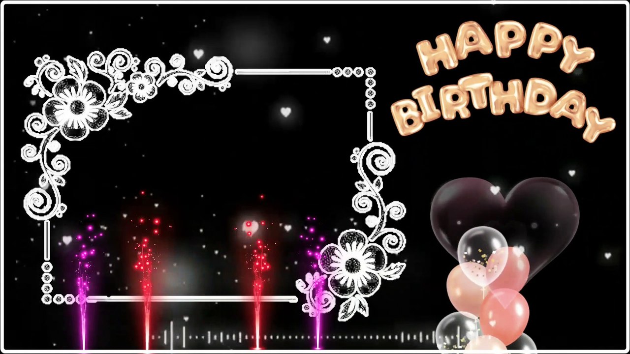 Birthday Black Screen Template | black screen template | happy Birthday black Screen Template 2021