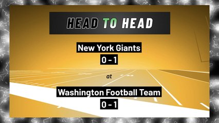 Washington Football Team - New York Giants - Over/Under