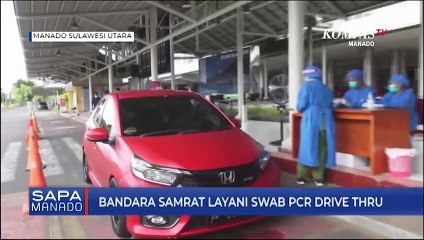 Download Video: Bandara Samrat Layani Swab PCR Drive Thru