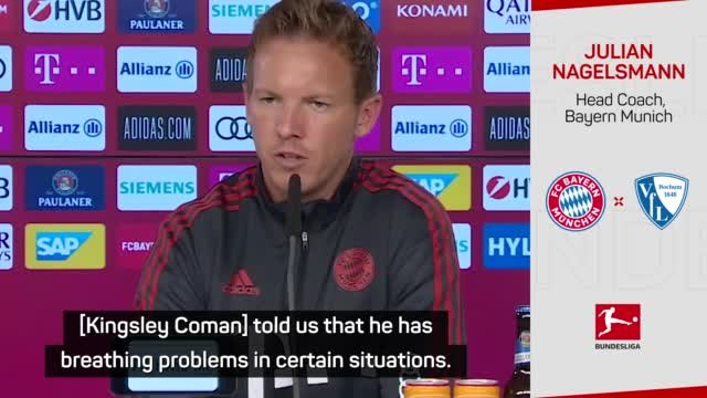 Nagelsmann confirms Coman heart surgery after shortness of breath