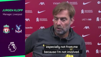 Klopp 'not involved' in Salah contract talks