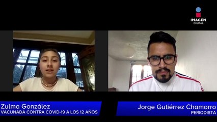 Zulma González tiene 12 años y ya fue vacunada contra Covid-19